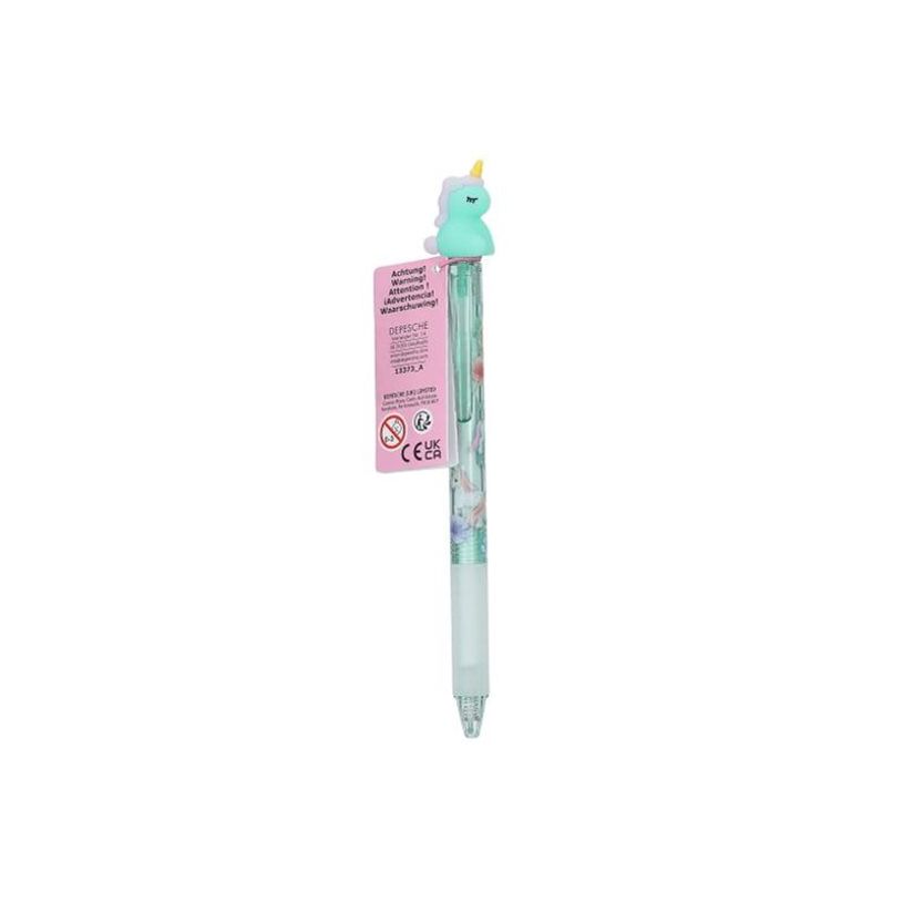 4010070701376-YLVI - Stylo gel effaçable 0,7 mm - licorne - rétractable avec gomme-P_405255367_5-1