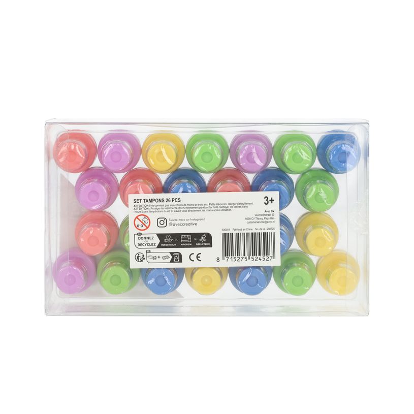 8715275524527-Set 26 tampons Princesses pré-encrés - disponible dans différents thèmes--1