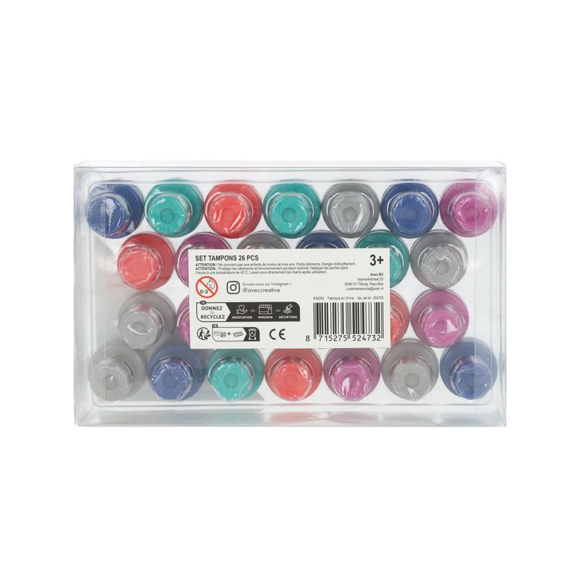 8715275524732-Set 26 tampons Espaces pré-encrés - disponible dans différents thèmes--1