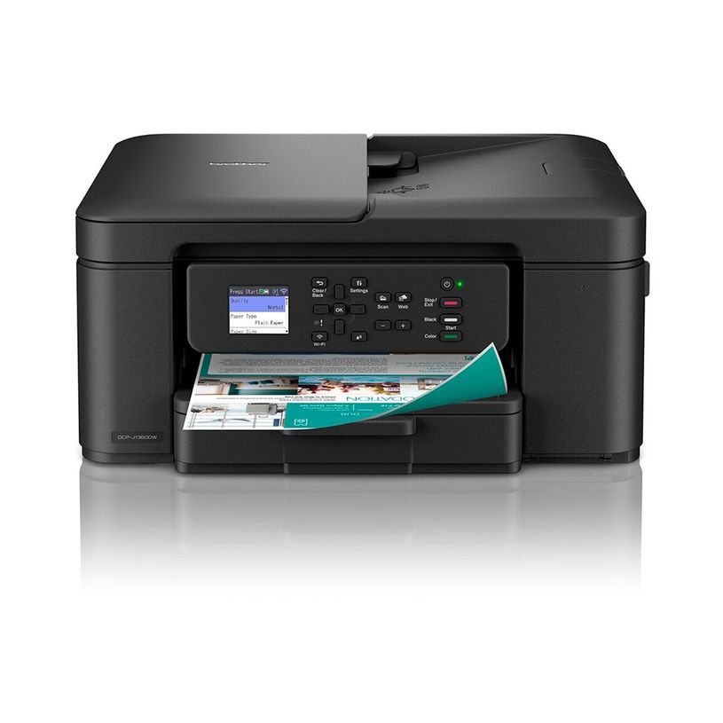 4977766841894-BROTHER DCP-J1360DW - imprimante multifonction jet d'encre couleur A4 - USB 2.0, Wi-Fi(n)- --1