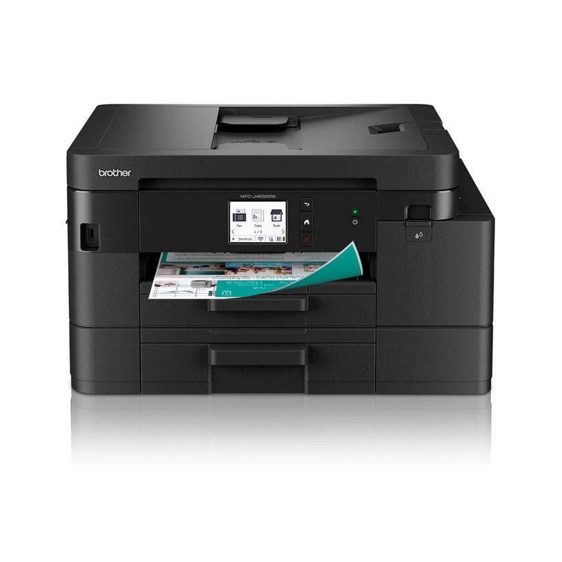 4977766841955-BROTHER MFC-J4550DW - imprimante multifonction jet d'encre couleur A4 - USB 2.0, LAN, Wi-Fi(n)--0