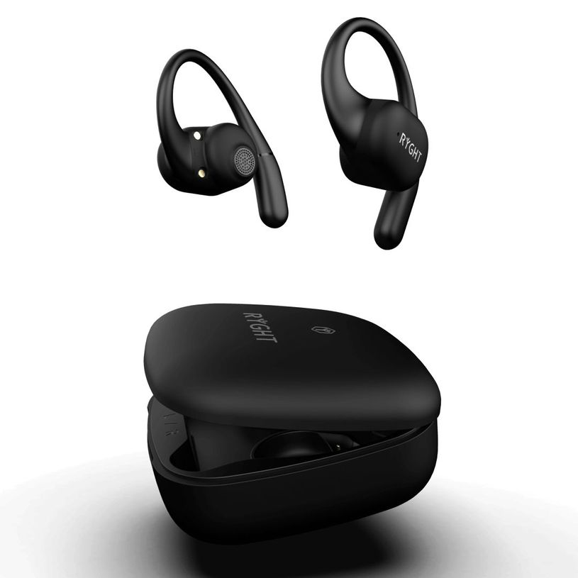 3760206484543-Ryght R484543 Open – Écouteurs sans Fil - extra auriculaires - noir--2