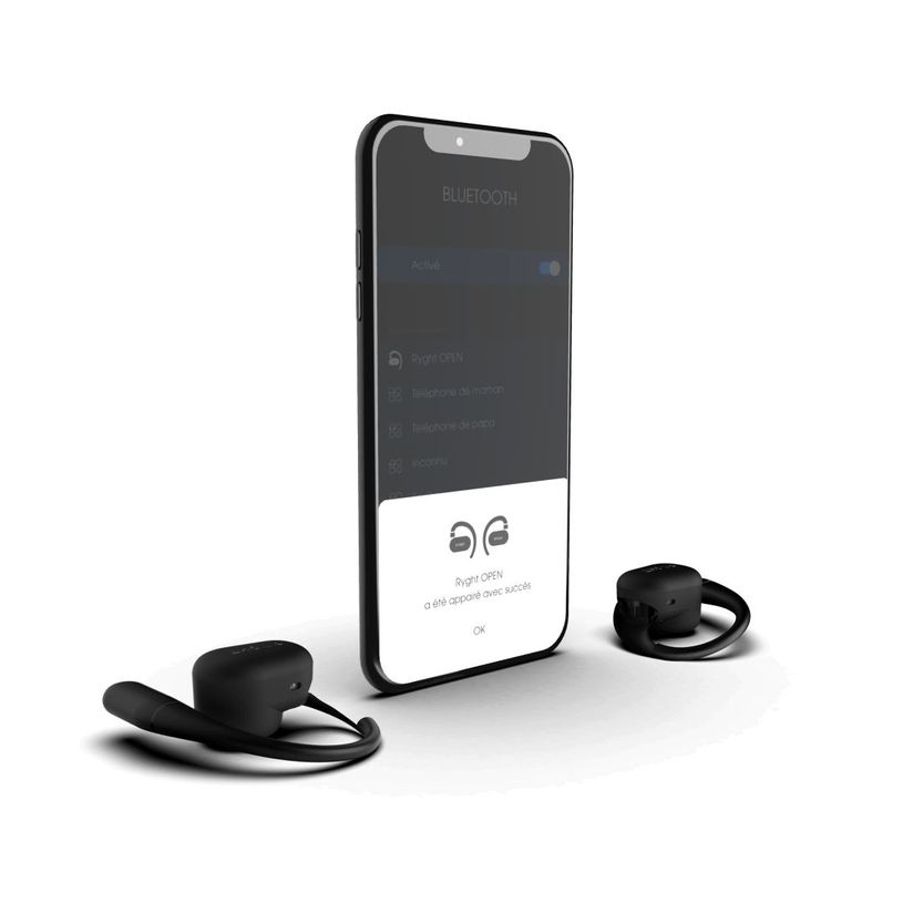 3760206484543-Ryght R484543 Open – Écouteurs sans Fil - extra auriculaires - noir--5