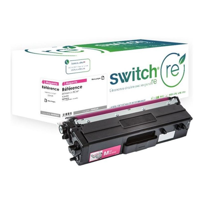 3701645554794-Cartouche laser remanufacturé - Brother TN421 - jaune - Switch RE -P_405259617_1-0