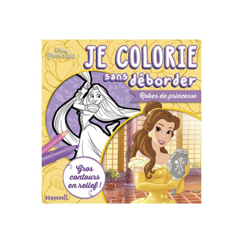 9782508056932-Je colorie sans déborder - Robes de princesse - Disney Princesses - Livre à colorier-P_405260880_1-0