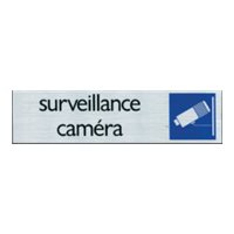 40583174-Pickup - Plaque de signalisation - 165 x 44 mm - surveillance caméra-P_4058317_1-0