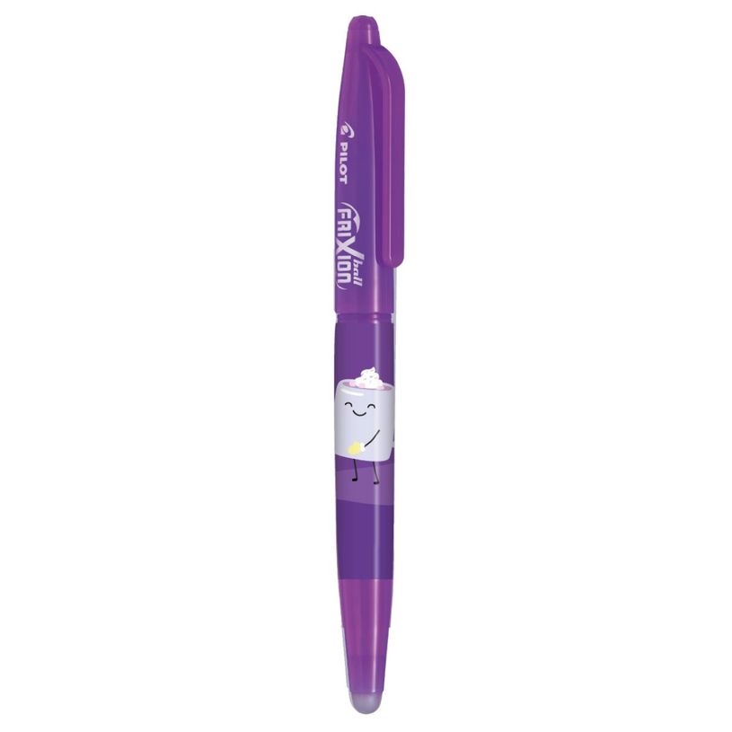 4902505687020-Pilot Frixion Ball SWEET PARADISE corps violet - roller effaçable - 0,7mm - encre bleu--0