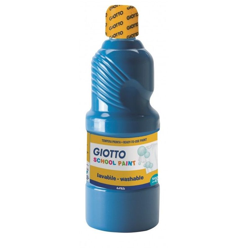 8000825535512-GIOTTO SCHOOL - Peinture - peinture à tempera - cyan - extra-fine - 500 ml-P_504247_1-0