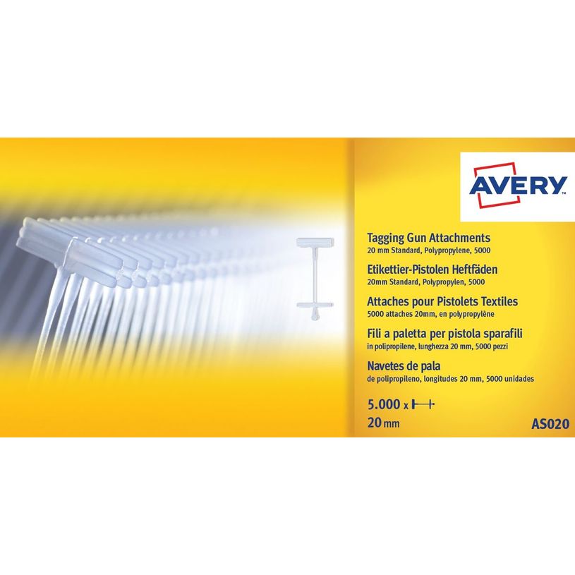 5014702023460-Avery - 5000 Attaches standard pour pistolet textile - 20 mm-P_613792_1-0