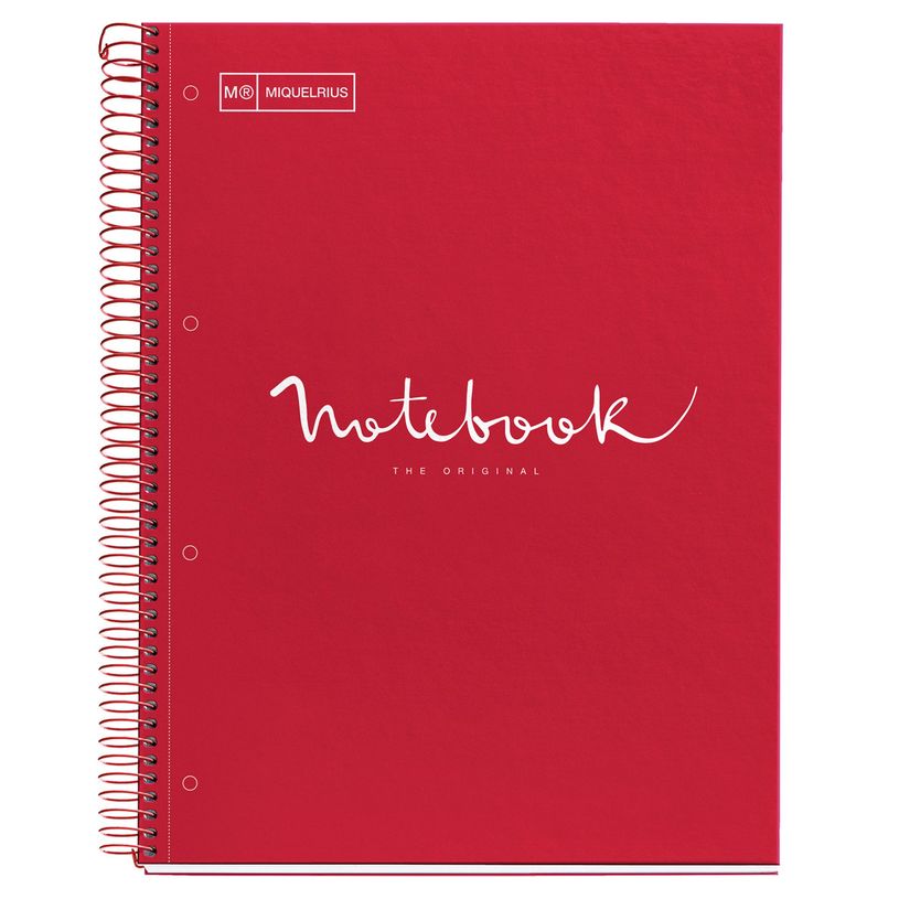 8422593460535-Notebook Emotions, couverture rigide, A4, quadrillage 5x5 mm, 80 feuilles de 1 couleur, Mique-P_615026_1-0
