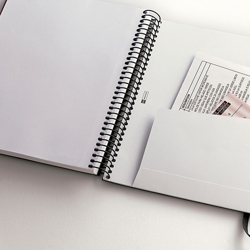 8422593479018-THE ORIGINAL NOTEBOOK, couverture souple, A4, quadrillage 5x5 mm + lisse , 120 feuilles de 2 -P_615946_4-3