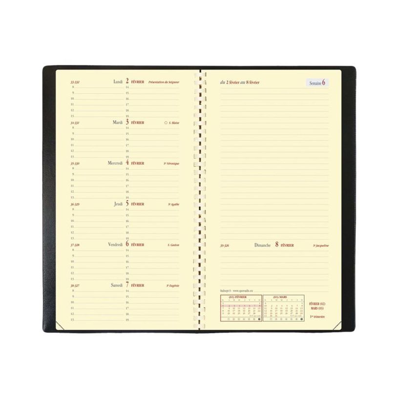 3371010193776-Agenda Italsept Club Différents coloris Semainier Quo Vadis -P_653006_1-3