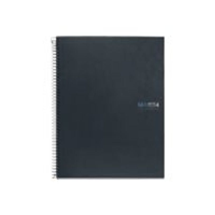 8422593021071-Miquelrius The Original - Cahier de notes - reliure à spirale - A4 (210 x 297 mm) - 160 feuilles / 320 pages - petits carreaux - 4 trous - gra-P_662929_2-0