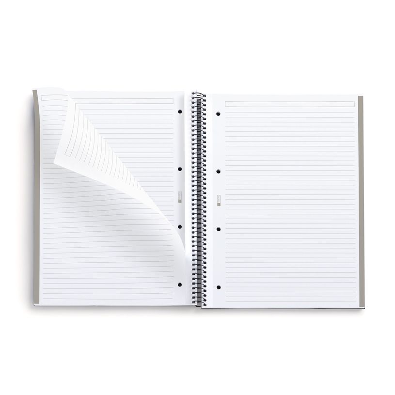 8422593499740-THE ORIGINAL NOTEBOOK, couverture rigide, A4, lignes horizontales, 80 feuilles de 1 couleur, Miquelrius--4