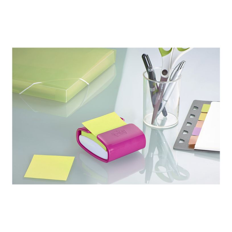 8887862022256-Dévidoir Post-it Z-Notes Pro Color - Z-notes - 76 x 76 mm - 90 feuilles - fuchsia-P_677079_2-1