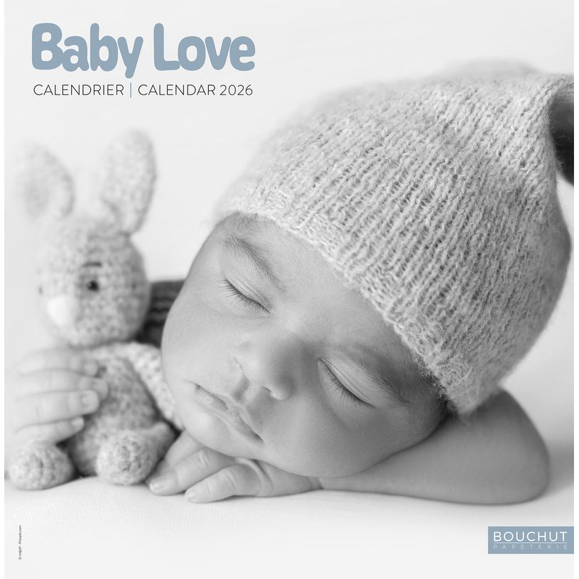 3592930027105-Calendrier illustré BOUCHUT 30 x 30 cm BABY LOVE 70 %--0