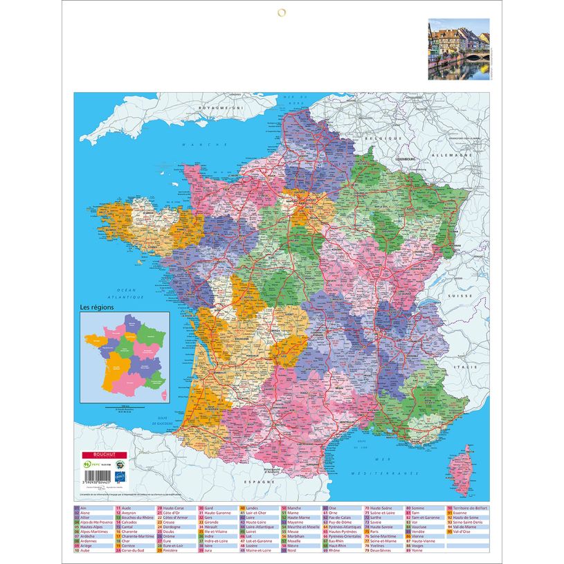 3592930026702-Calendrier bancaire année civile BOUCHUT "Carte de France" 43 x 55 cm 70 %-P_77032653_2-1