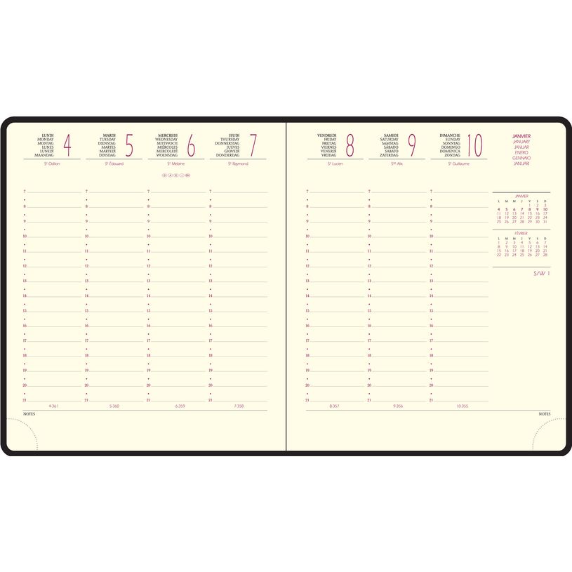 3660942012416-Agenda Barbara Eurotime 18 - 1 semaine sur 2 pages - 15 x 17 cm - disponible dans différen-P_79000482_4-2
