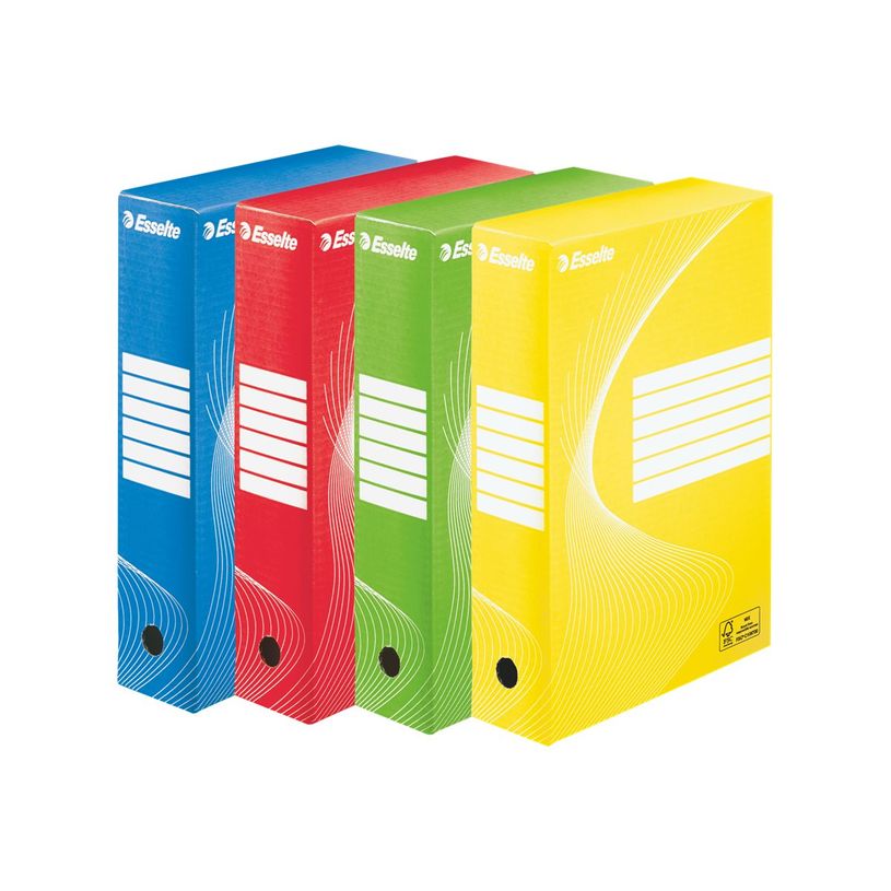3249441284038-Esselte Standard - 10 boîtes archives - dos 8 cm - couleurs assorties-P_79130354_2-1