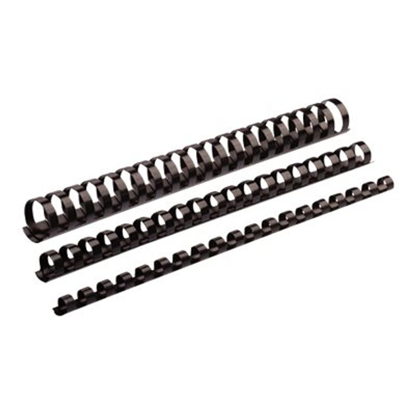 0400791407208-Fellowes - 100 anneaux de reliure en plastique -14 mm - jusqu'à 100 feuilles - noir-P_79140720_1-0