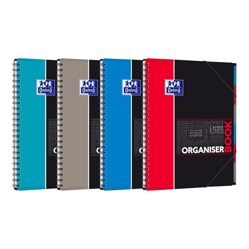 3020120056623-Oxford Etudiants - Cahier trieur Organiserbook A4+ (24 x 29,7 cm) - 160 pages - grands carreaux (Seyes) - disponib-P_79141868_3-2