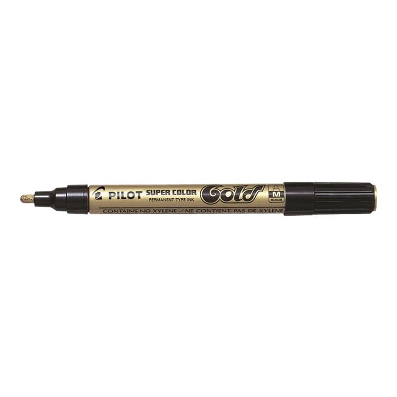 4902505088025-Pilot Super Color - Marqueur permanent - pointe moyenne - or-P_79142512_1-0