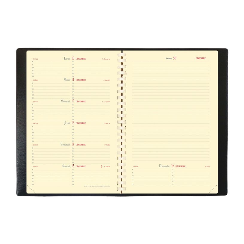3371010448371-Agenda à spirale Soho Note 15S - 1 semaine sur 2 pages - 10 x 15 cm - noir - Quo Vadis-P_79143172_3-1