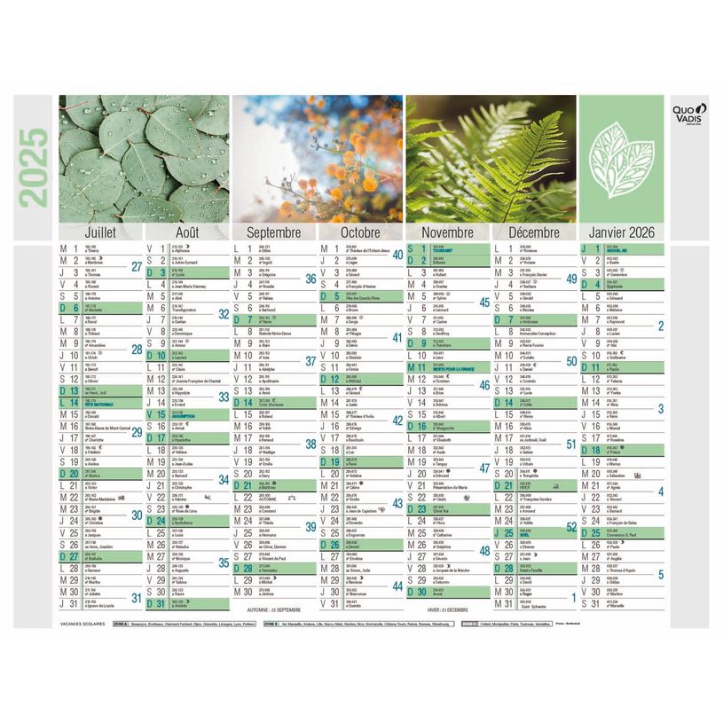 3371010263943-Quo Vadis Equology - Calendrier recyclé 7 mois par face - 13,5 x 18 cm-P_79143205_2-1