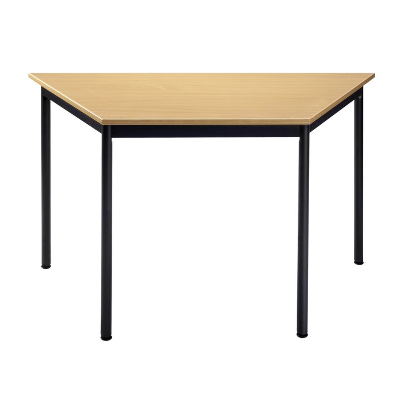 3700245503973-Table modulaire trapezoïdale - L120 x H60 x P60 cm - imitation hêtre-P_79144865_1-0