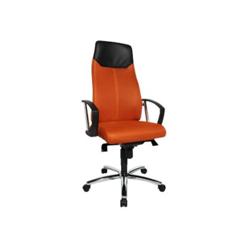 0000791449798-Fauteuil de bureau - accoudoirs fixes - orange - GAUTIER OFFICE ONE-P_79144979_1-0