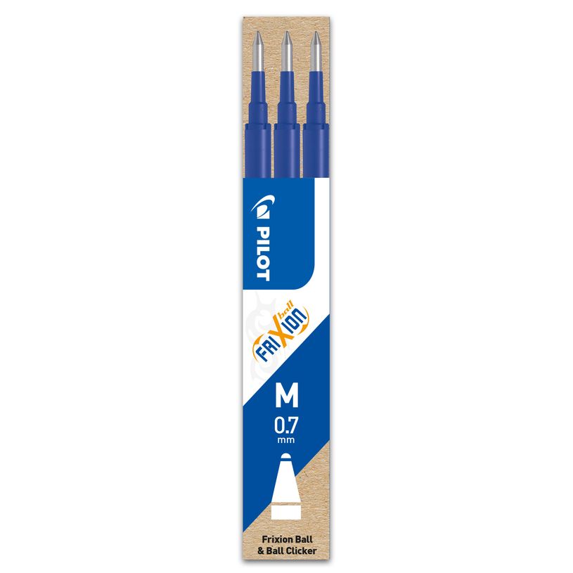 4902505356070-Pilot Frixion Ball - 3 Recharges pour rollers effaçables - 0,7 mm - bleu-P_79145022_1-0