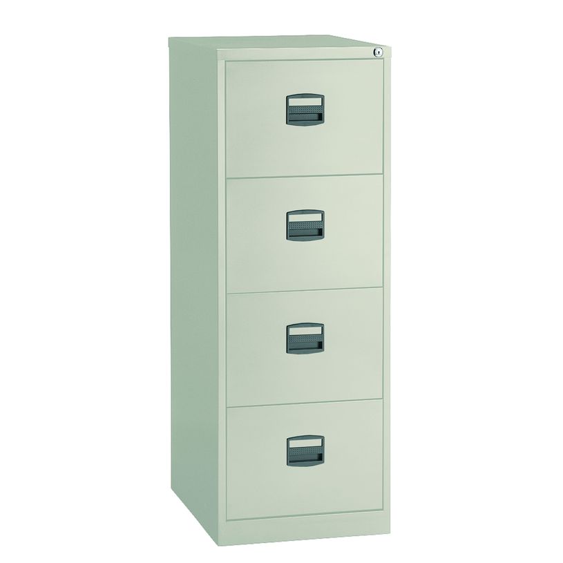 0000791450602-Classeur métallique monobloc professionnels - 4 tiroirs - H132 x L41 x P62 cm - beige-P_79145060_1-0