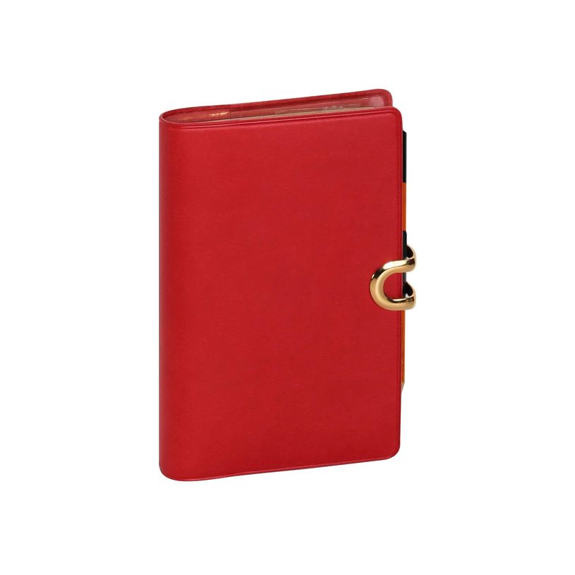 3660942001564-Agenda de poche Winner avec crayon - 2 jours par page - 6,5 x 10,5 cm - disponible dans différentes cou--2