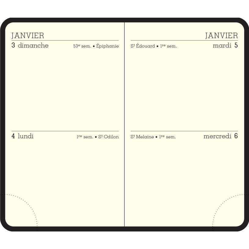 3660942001649-Agenda de poche Winner avec crayon - 2 jours par page - 7,5 x 11,5 cm - disponible dans diff-P_79146524_5-3