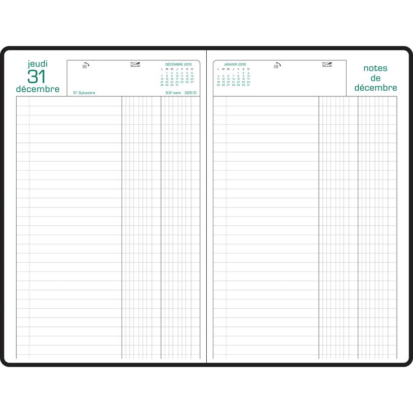 3660942007658-Agenda Raisin - 1 jour par page - 16,5 x 24,5 cm - disponible dans différentes couleurs - -P_79146552_4-2