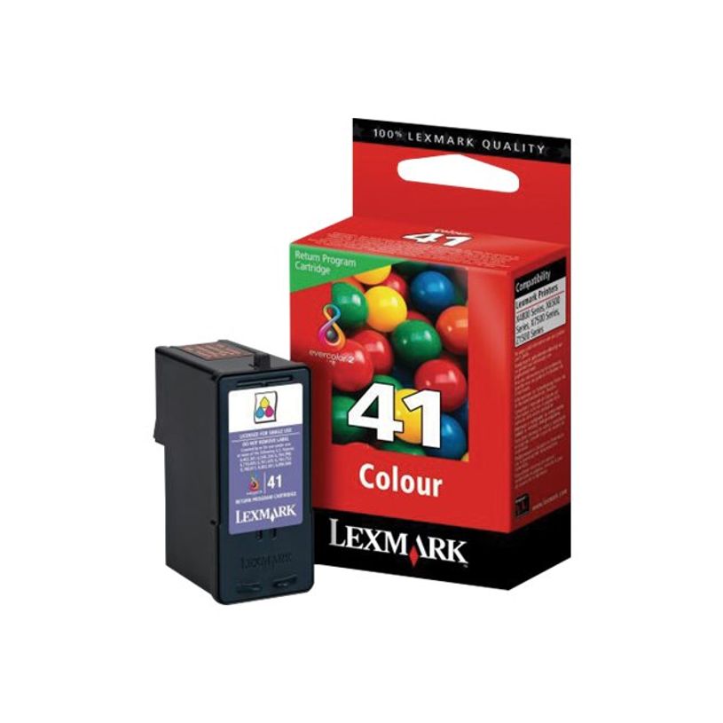 0400791467028-Lexmark Cartridge No. 41 - couleur (cyan, magenta, jaune) - originale - cartouche d'encre --P_79146702_1-0