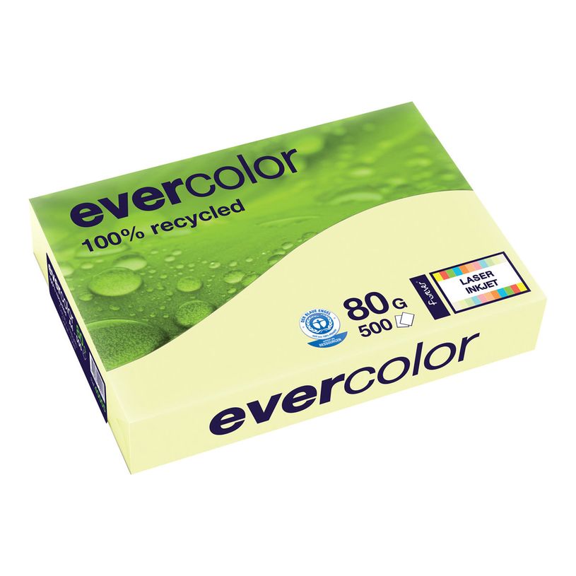 3288580400053-Clairefontaine Evercolor - Papier couleur recyclé - A4 (210 x 297 mm) - 80g/m² - Ramette -P_79148098_1-0