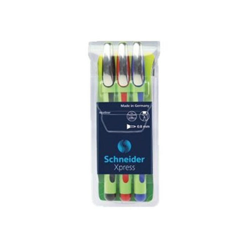 4004675062598-Schneider Xpress - Pack de 3 feutres fin - bleu/noir/rouge-P_79151297_1-0