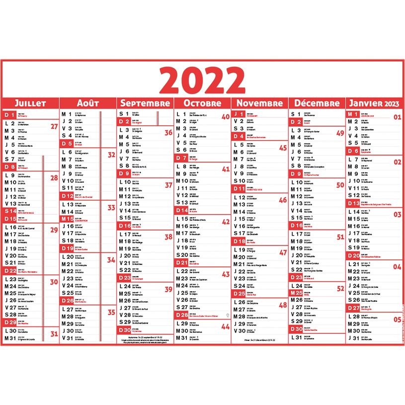 3108720430361-Oberthur Classique - Calendrier 7 mois par face - 33,5 x 43 cm - disponible dans différent-P_79151593_7-6