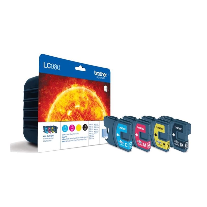 5014047561023-Brother LC980 - Pack de 4 - noir, cyan, magenta, jaune - cartouche d'encre originale-P_79347065_7-4