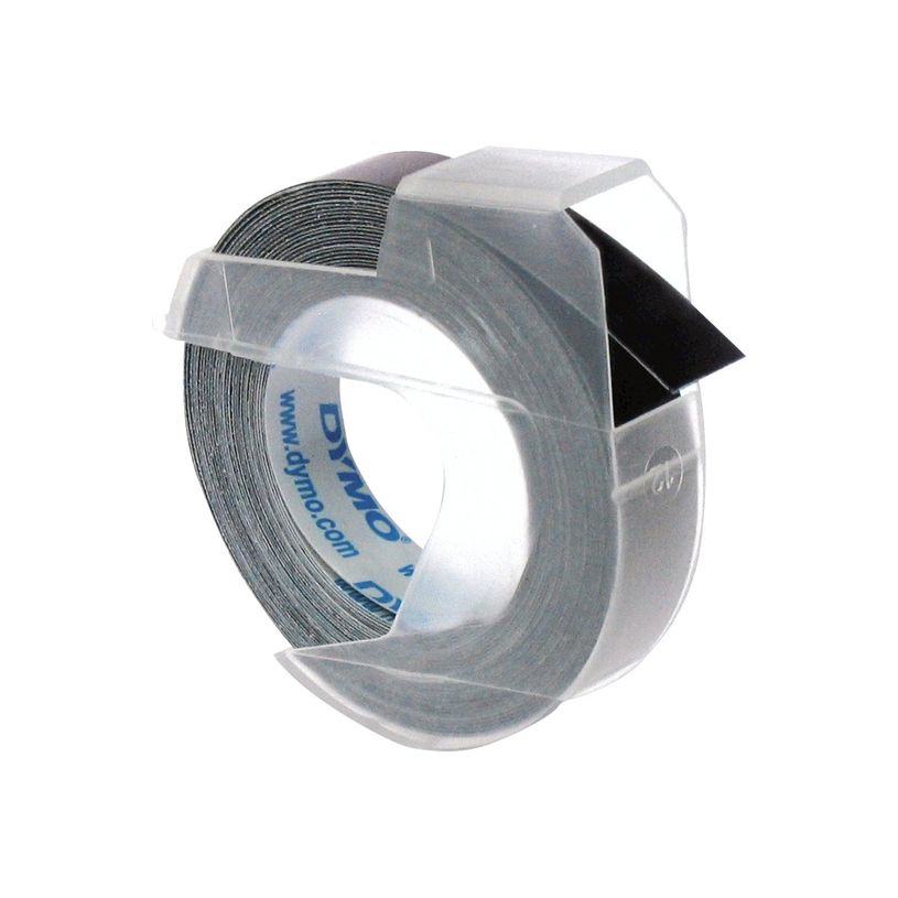 3501170898130-Dymo - Ruban d'étiquettes auto-adhésives 3D - 1 rouleau (9 mm x 3 m) - fond noir-P_79349076_2-0