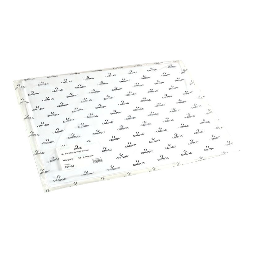 3148954511535-Canson Bristol - Papier à dessin - feuille 50 x 65 cm - 180 g/m² - blanc-P_79349291_1-0