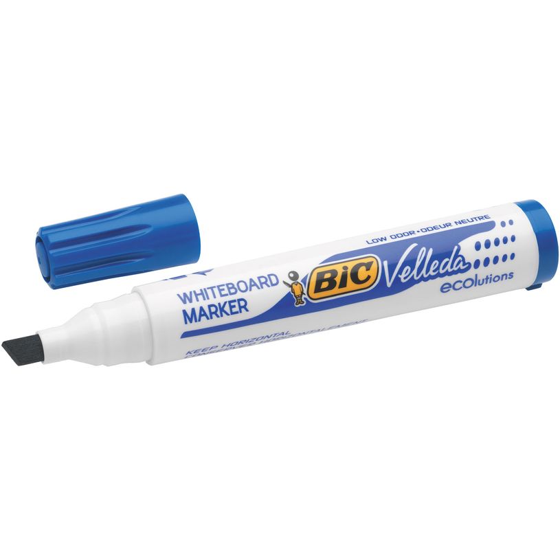 3086120017545-BIC VELLEDA 1751 - Pack de 4 marqueurs effaçables - pointe biseau - couleurs assorties-P_79351090_5-2