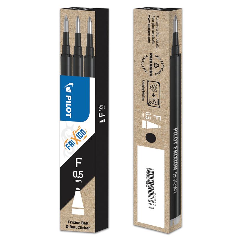 4902505401985-Pilot Frixion Point - 3 Recharges pour rollers effaçables - 0,5 mm - noir-P_79354315_2-1