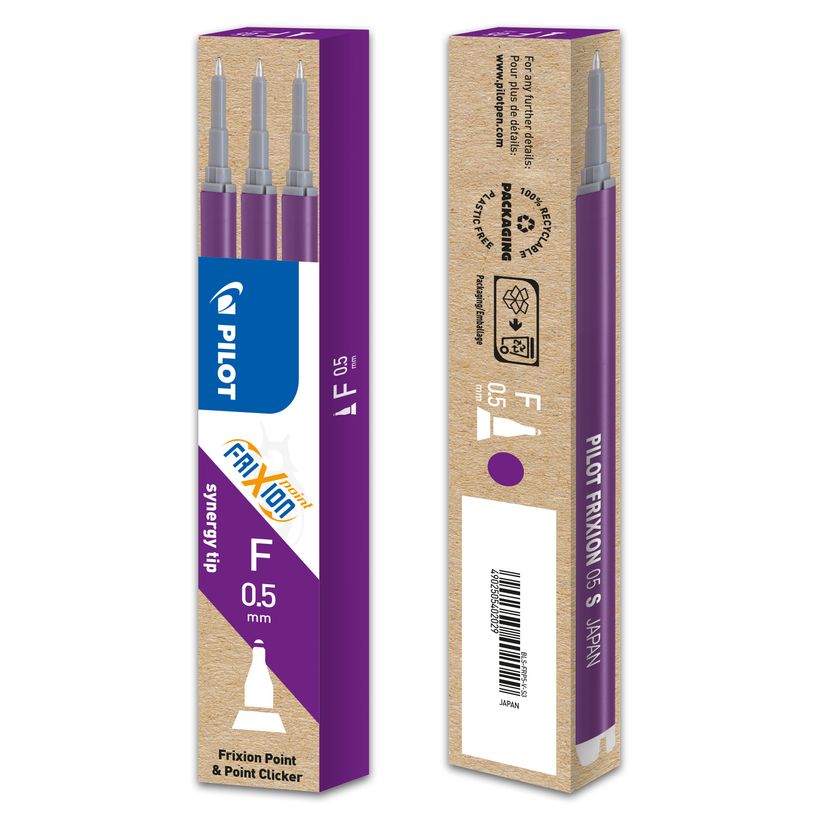 4902505402029-Pilot Frixion Point - 3 Recharges pour rollers effaçables - 0,5 mm - violet-P_79354320_2-1