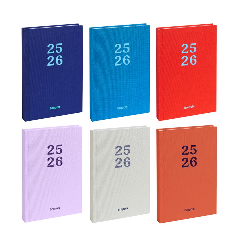 5412303371339-Agenda Rainbow - 1 semaine sur 2 pages - 12 x 17,5 cm - 6 couleurs disponibles - Brepols-P_79355789_2-0