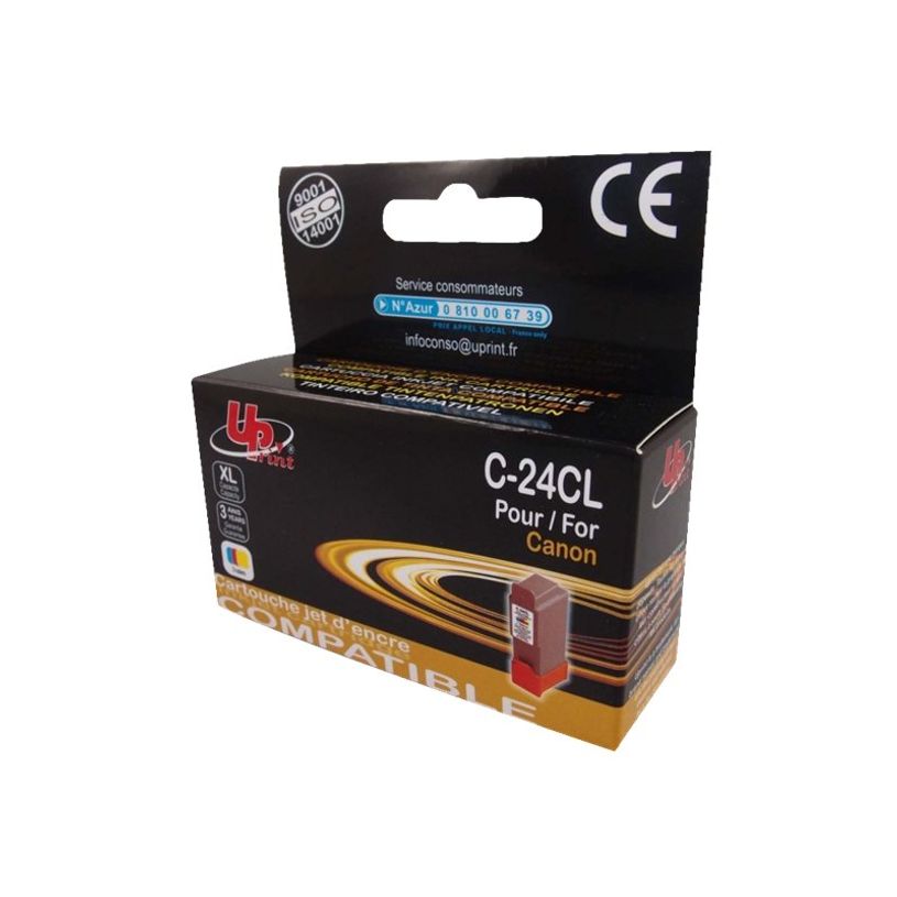 3584770881672-Cartouche compatible Canon BCI-24 - cyan, magenta, jaune - Uprint-P_79359328_1-0