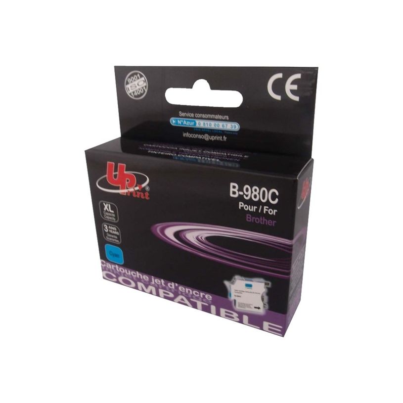 3584770881771-Cartouche compatible Brother LC1100/LC980 - cyan - Uprint-P_79359338_1-0
