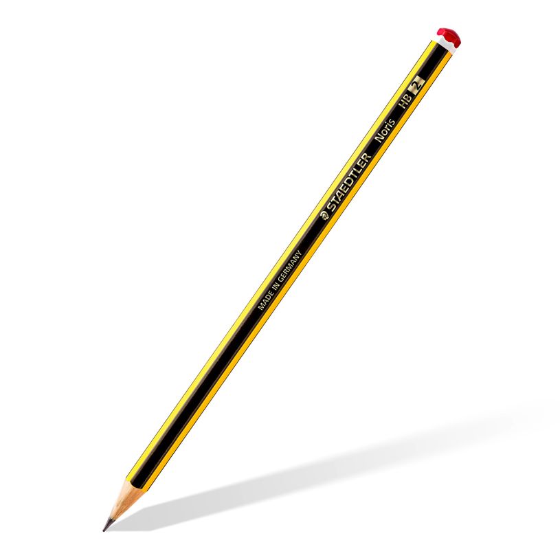 4007817119013-STAEDTLER Noris - Pack de 6 Crayons à papier - HB - 2 mm - avec 2 gommes-P_79360064_3-1