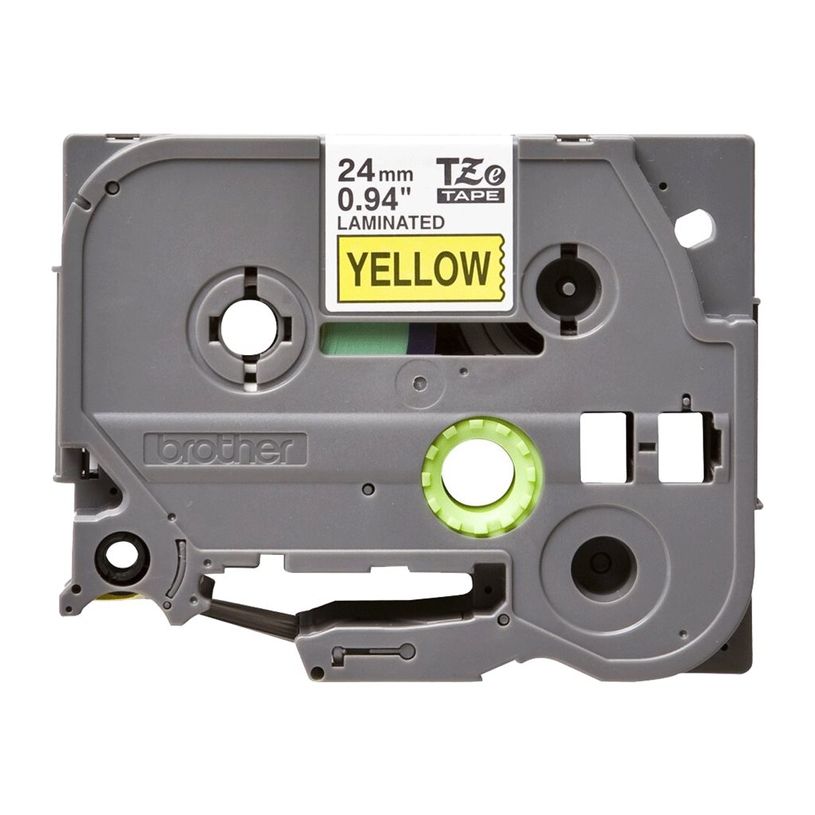 4977766686747-Brother TZe651 - Ruban d'étiquettes auto-adhésives - 1 rouleau (24 mm x 8 m) - fond jaune-P_79360935_8-4